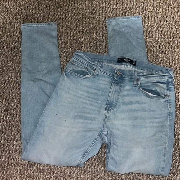 Hollister 32x34 Light Wash Taper Epic Flex Blue Jeans - Picture 1 of 5